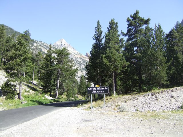 Passhöhe Col de l'Échelle / Colle della Scala