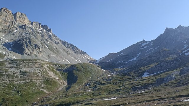 Colle del Sommeiller mit Schotter-Auffahrt