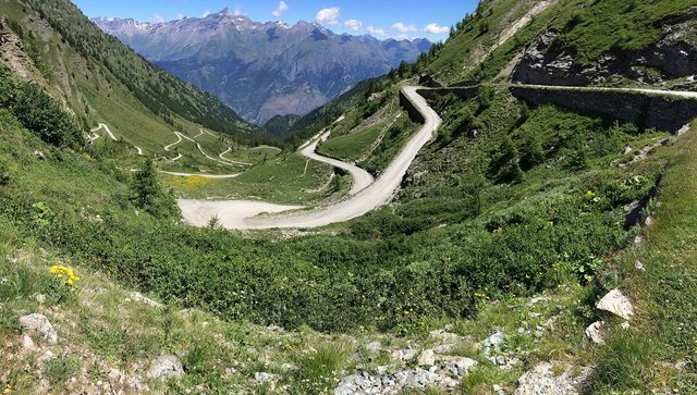 Passhöhe des Colle delle Finestre