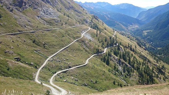Panorama entlang der Strada dell'Assietta