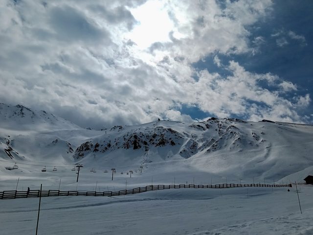 Sessellift zur Punta Bagna im Skigebiet Valfréjus